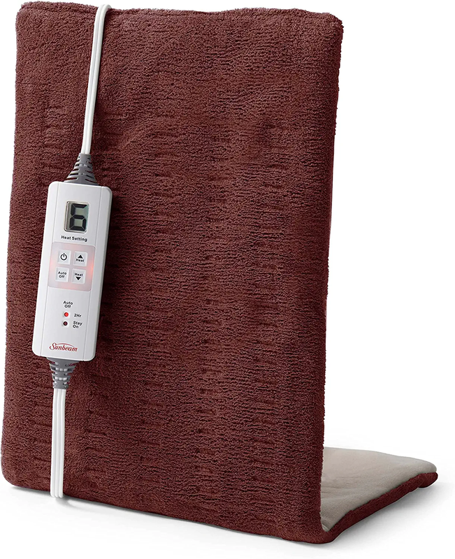 X-large King Size, 6 Heat Settings, 12 X 24 Inch, Burgundy