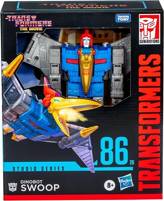   TRANSFORMERS STUDIO SERIES 86 MOVIE LEADER SERIES DINOBOT SWOOP IN HAND  