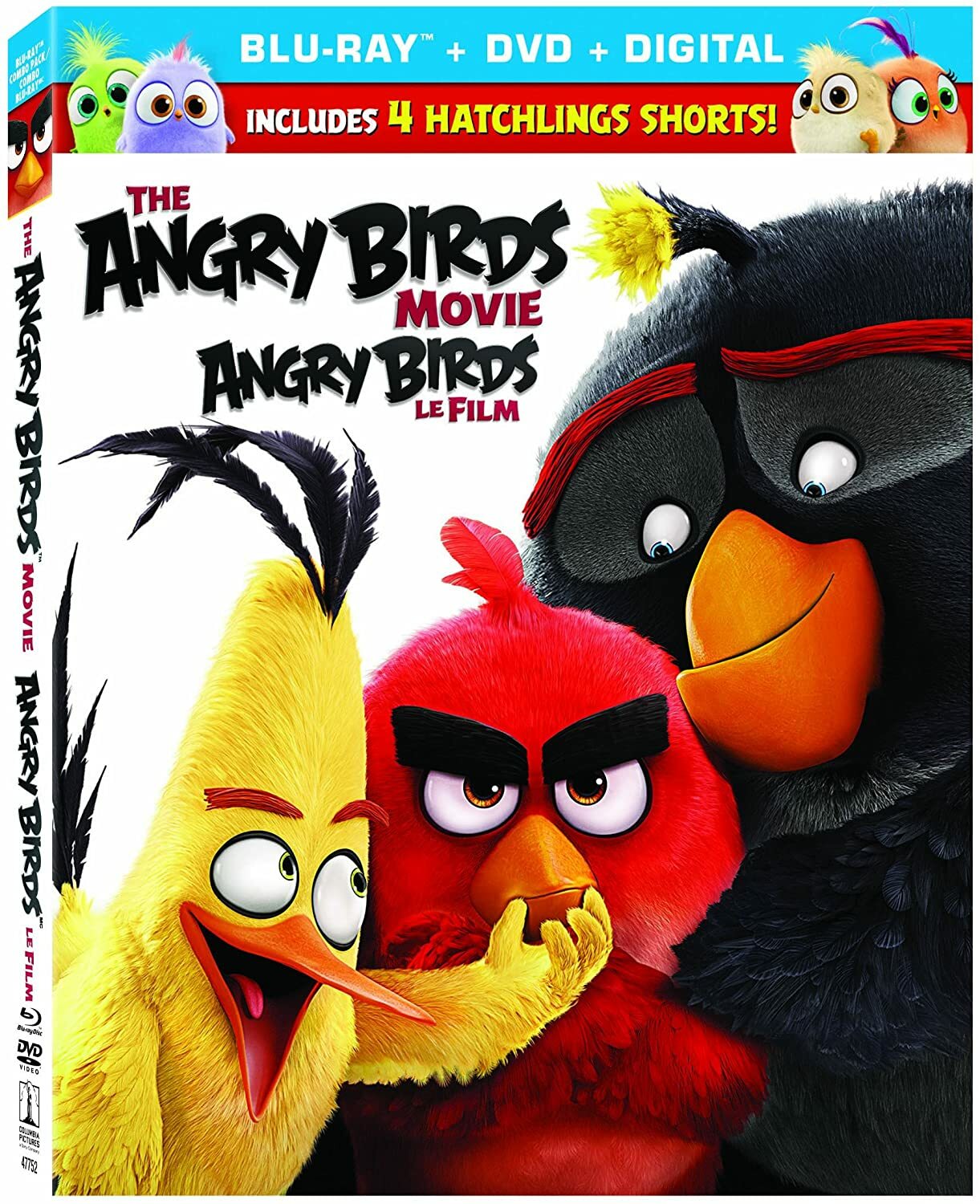 The Angry Birds Movie [Blu-ray + DVD + Digital Copy] (Bilingual)