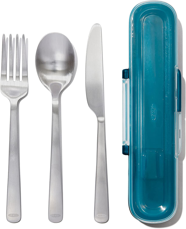 Prep & Go Reusable Utensil Set Silver