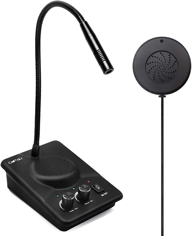 Window Speaker Intercom System,Dual Way Anti-Interference Intercommunication