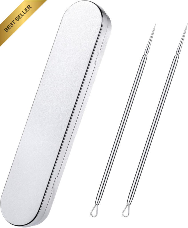 Titanium Lancet Needle Pimple Popper Tool Facial Milia Remover Blackhead Blemish