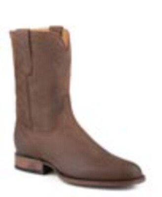 Pre-owned Stetson Mens Cassidy Bay Apache Cowhide Cowboy Boots