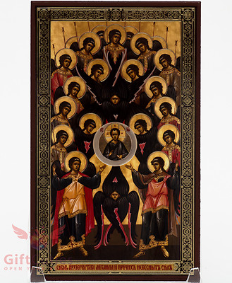 Wooden Icon Cathedral of Archangel Michael Собор Архангела Михаила 4.6'' x 7.5''