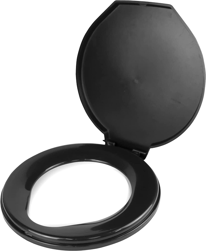 W/ Lid Travel Camping Outdoor Hiking Snap On Black