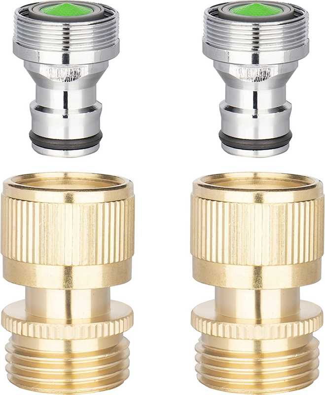 WHK Kitchen Quick Connect Faucet Adapter,Portable Washer Adapter Bathroom Sink F