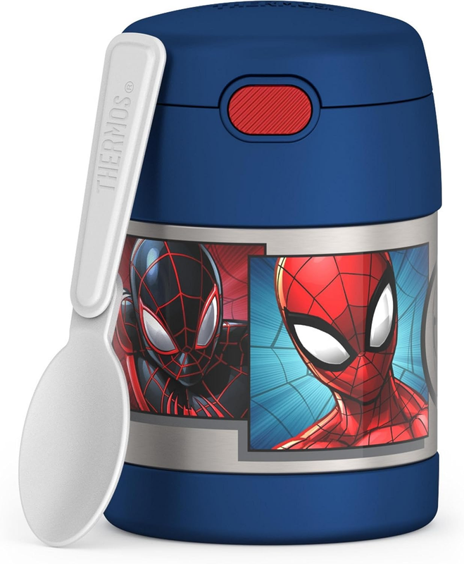 THERMOS FUNTAINER 10 Ounce Stainless Steel Vacuum Insulated Kids Food Jar with S