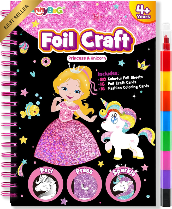 Foil Art - Foil Easter Crafts Kit for Kids, Girls Gifts Age 6-8, Arts & Crafts S