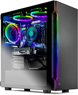 NEW SkyTech  ST-SHADOW-0192 Computer PC Desktop Ryzen 5 16GB RAM RTX 2060 RGB