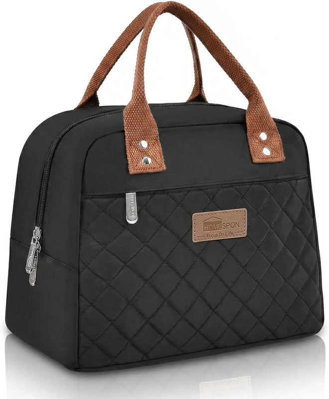 HOMESPON Insulated Lunch Bag for Women Men, Cooler Tote Box
