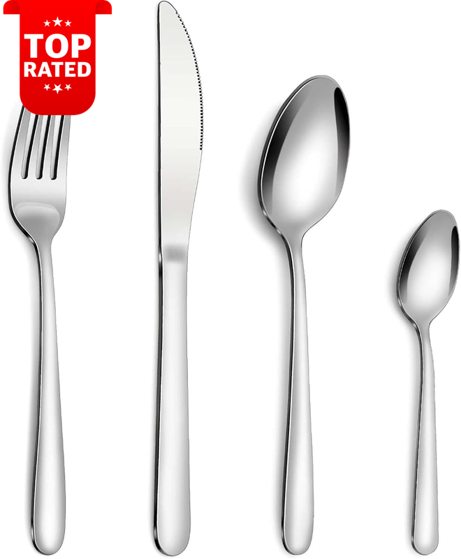 32 Piece Stainless Steel Cutlery Set Service for 8 Dishwasher Safe Tableware Set