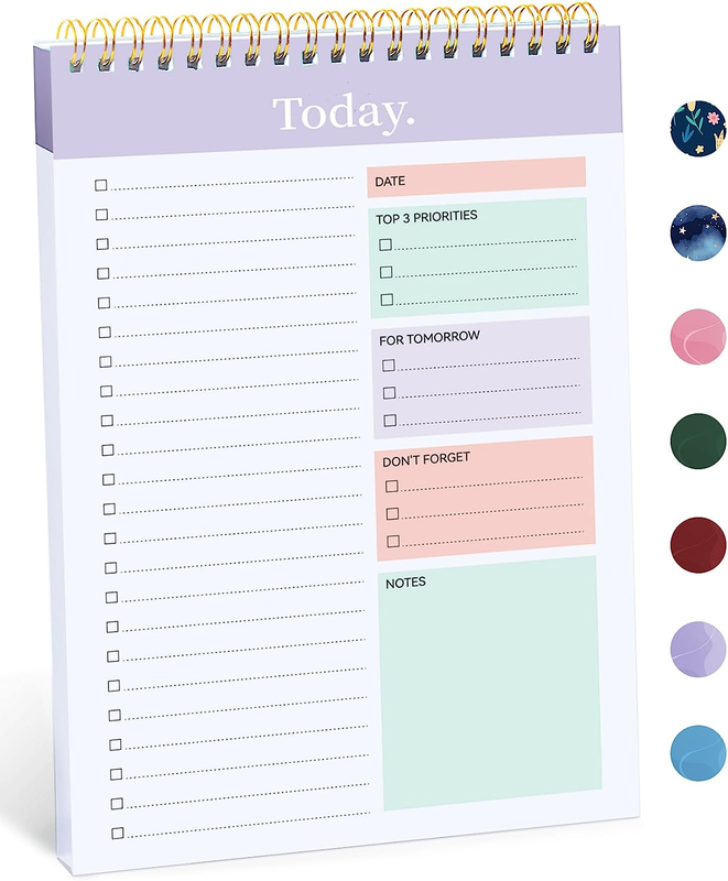 to Do List Notepad - to Do List Notebook for Work with 52 Sheets, 9.8