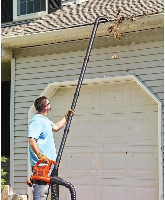 Universal Gutter Cleaning Kit for Leaf Blowers Vacuum Attachment for Blower Gutt