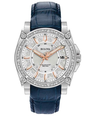 Bulova Precisionist Quartz Diamond Ladies Watch 96R227
