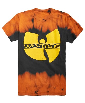 WU-TANG CLAN CLASSIC LOGO BLEACHED GZA-RZA-ODB T-Shirt NEW