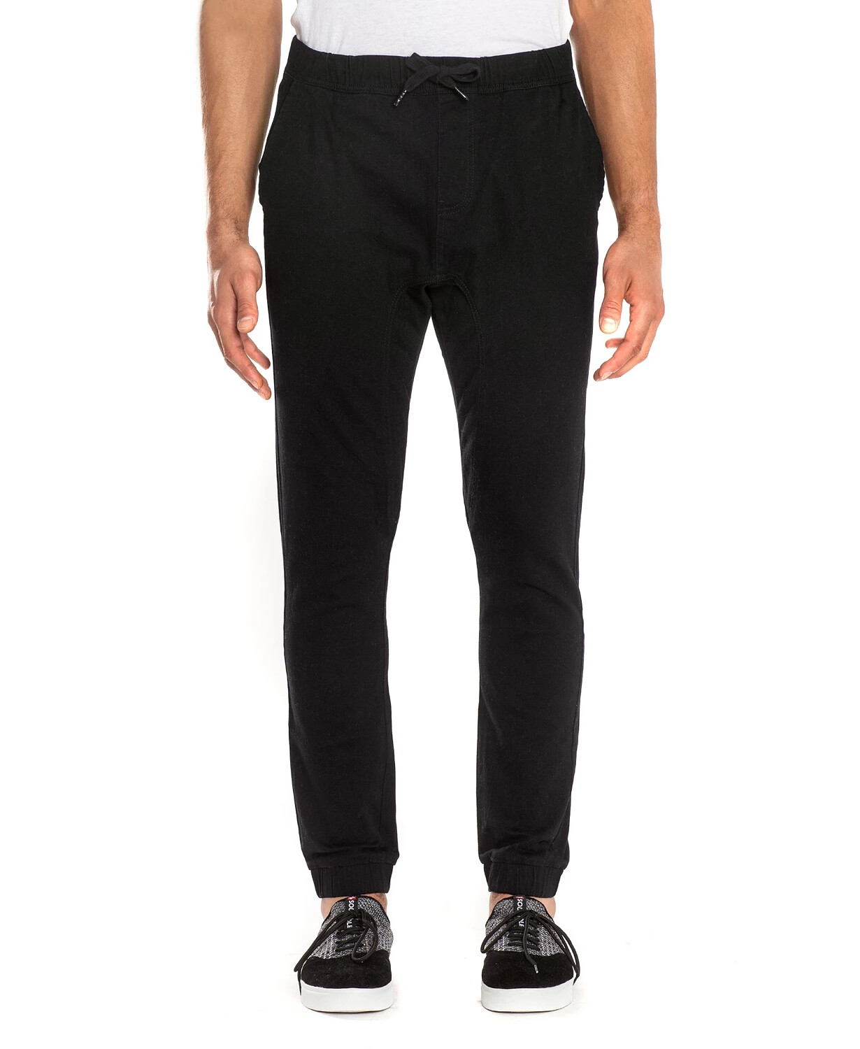 NWT Mens INC Twill Jogger Pants Navy Blue, Size XLARGE