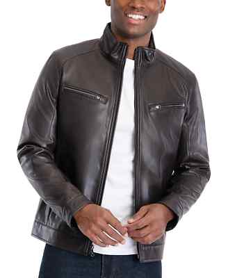 レザージャケット・コート MICHAEL MICHAEL KORS LEATHER MOTO JACKET Moto Jacket | Michael Kors [US]
