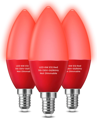 Red candelabra light bulbs deals