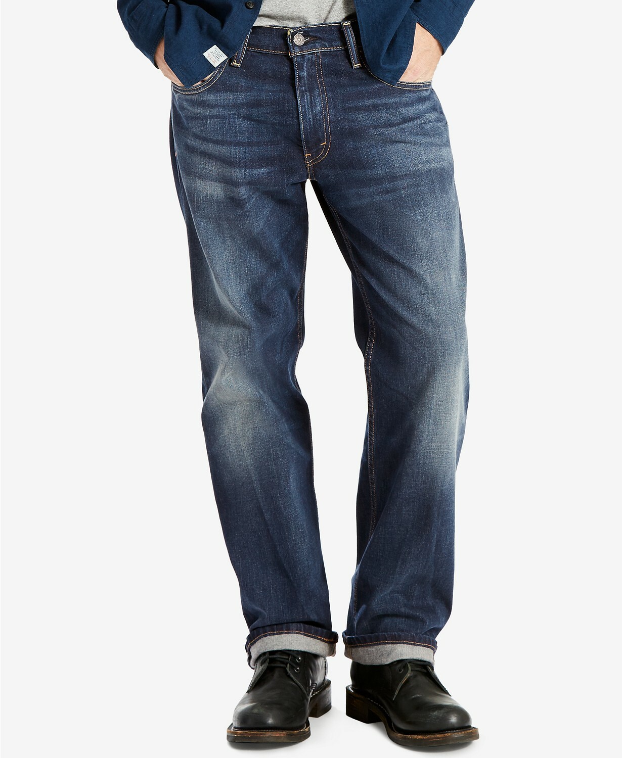 

Свободные мужские джинсы прямого кроя Levi s 569 Crosstown 00569-0242, Синий, Levi's 569