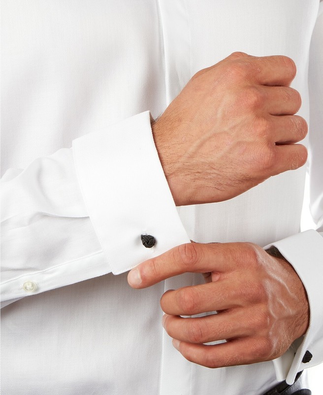 extra slim fit tuxedo shirt