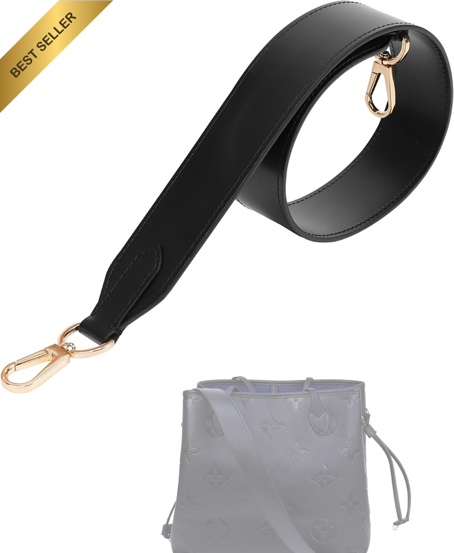 Vachetta Leather Shoulder Strap, Replacement Bag Strap for Neverfull with Gift B