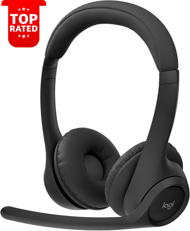 Zone 300 Bluetooth Headset Noise-Canceling Mic for Windows Mac iOS Android