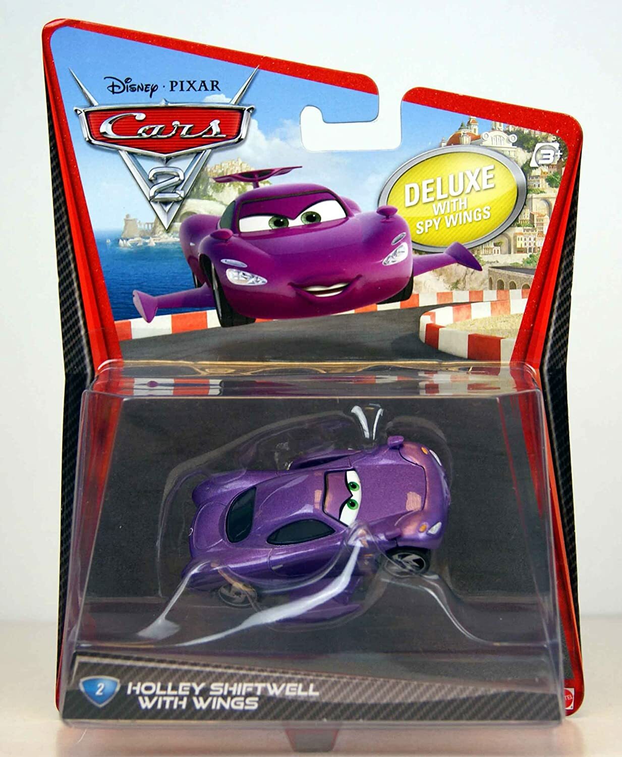 Holley Shiftwell with Wings Deluxe Disney Pixar Cars 2 New