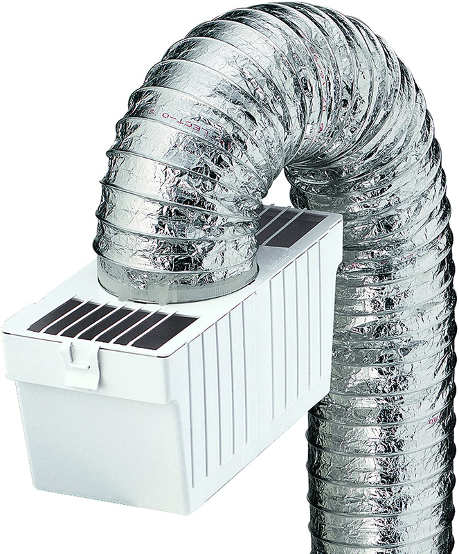 Dryer Lint Trap Kit, Indoor Venting with Supurr-Flex Flexible Metallic Duct