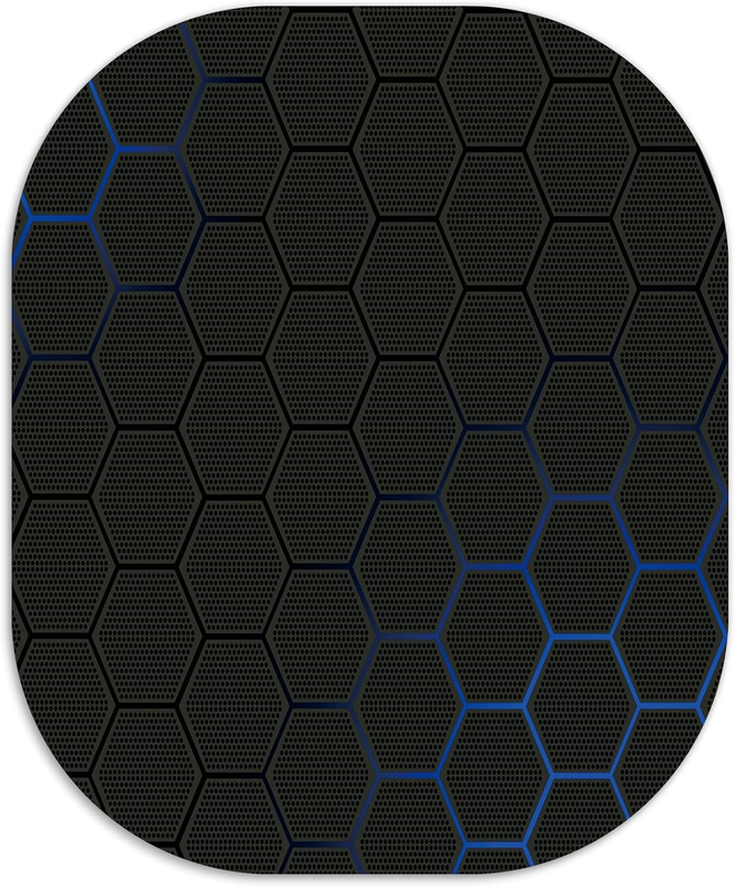 Mouse Mat, Non-Slip Small Mouse Pad, Mini Rubber Mousemat Cute, Rubber Black Mouse Pads Portable, Washable Mousepads Portable for Desktop Laptop Working Travel