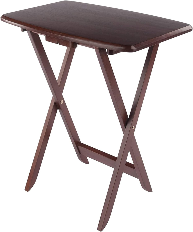 Oversize Snack Table Set, Walnut