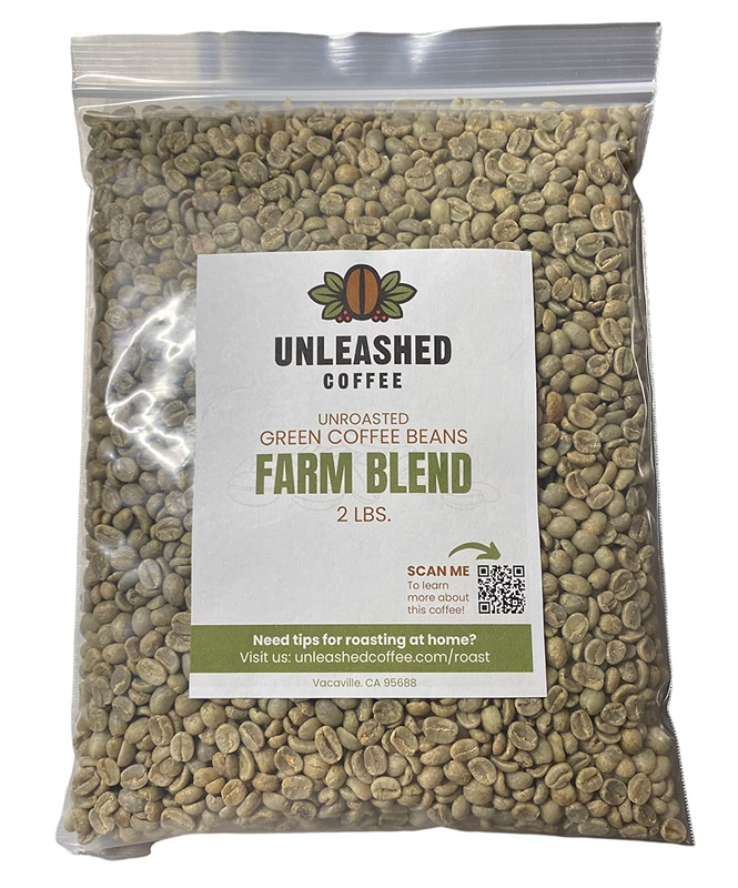 | Unroasted Farm Blend | Arabica Whole Bean Coffee | Direct 