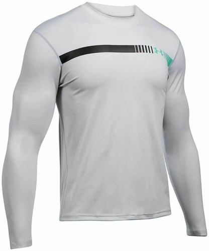 

[1290528-001] Рашгард с длинным рукавом Mens Under Armour Threadborne, Серый