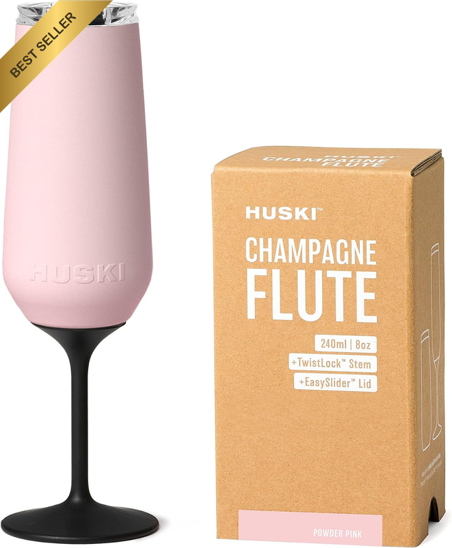 Champagne Flute | New | Award-Winning Design with Detachable Stem | Premium Stai
