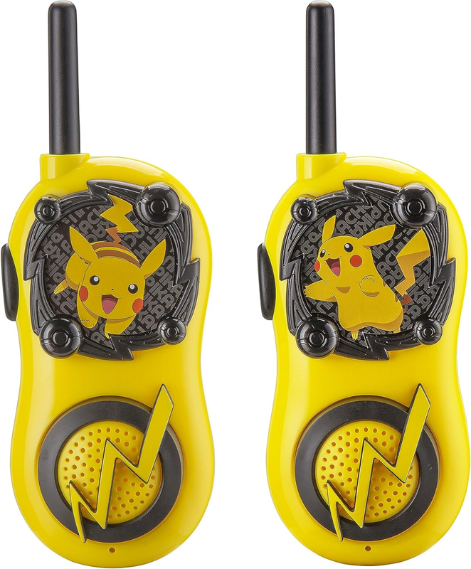 Pokemon Pikachu Walkie Talkies Toys for Kids Long Range Static Free