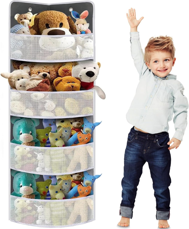 Wall mounted toy shop storage