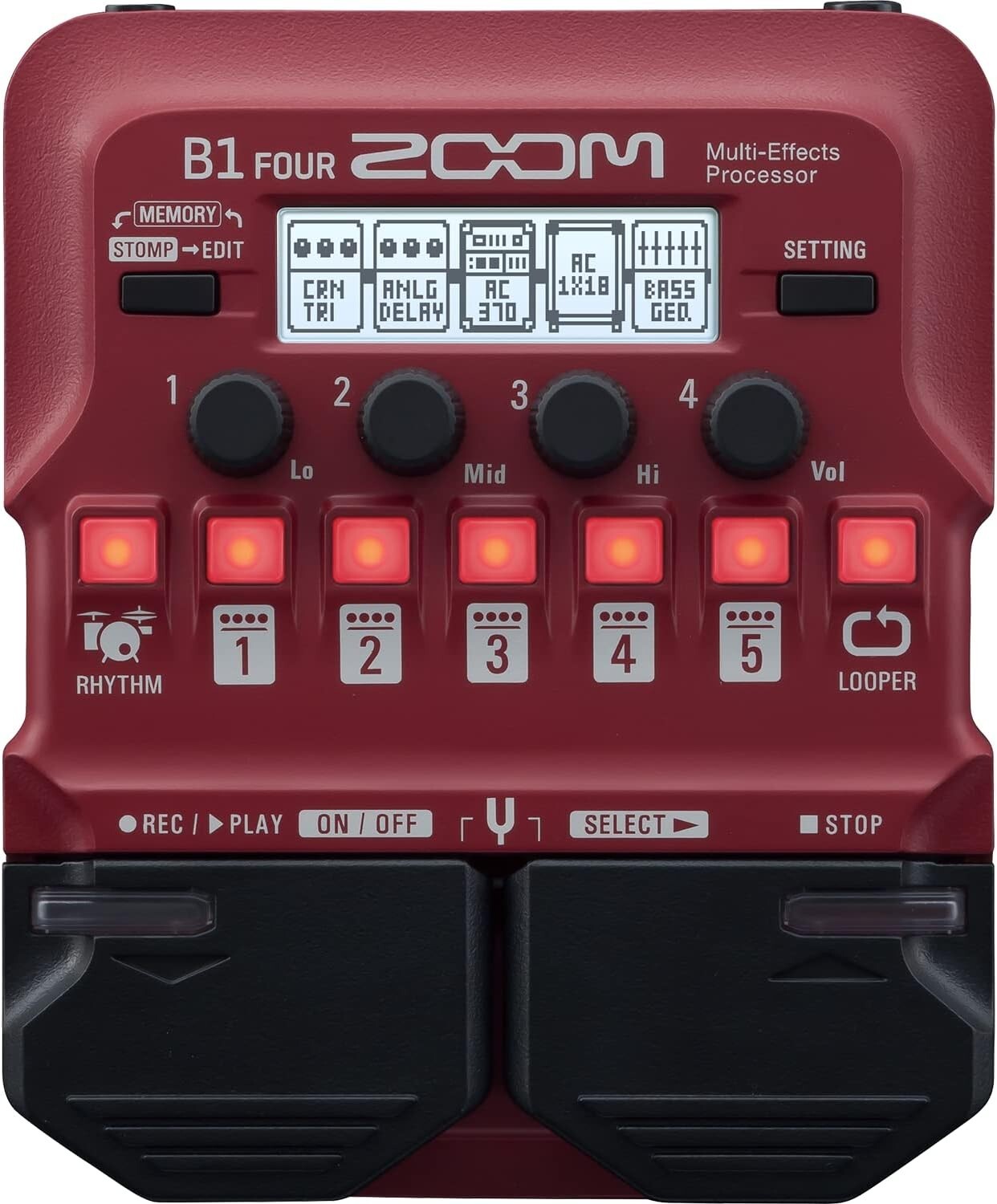 コーヒーおじさん　ZOOM B1 FOUR B1_FOUR_rear.jpg.
