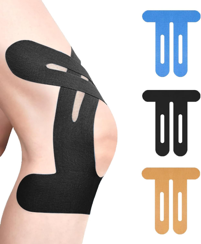 20PC Kinesiology Tape Precut Knees Elastic Waterproof Support Sticky 25x22cm