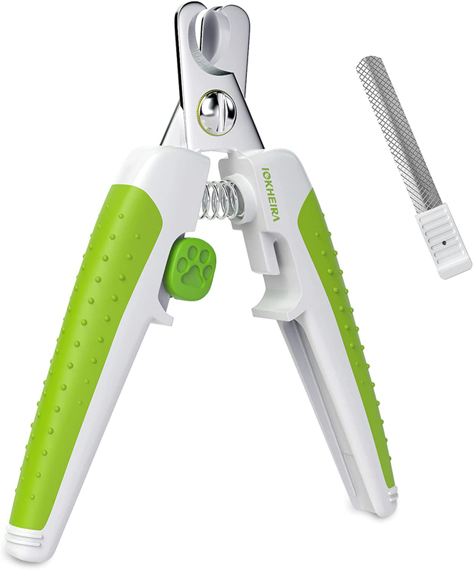 IOKHEIRA Dog & Cat Nail Clippers and Trimmer for Large Dogs, with Quick Sensor S