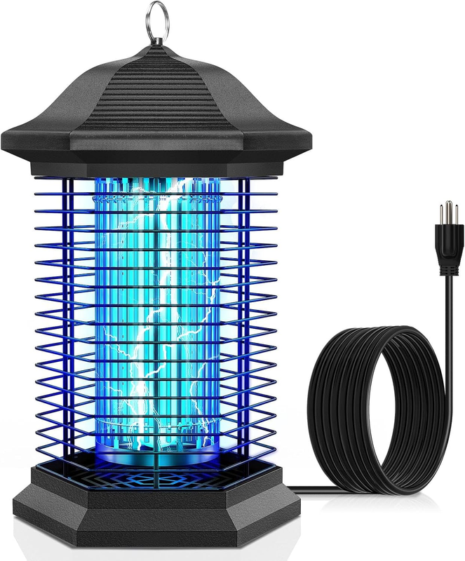 Bug Zapper Outdoor Indoor, 18W Power & 4400V Instant Grid Mosq...