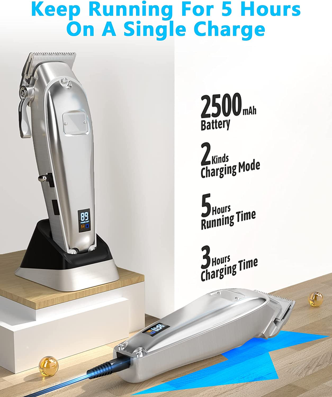 Dog Grooming Clippers for Thick Heavy Coats,2 Speed Cordless
