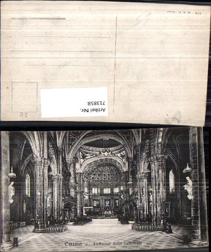 713858 Como Interno della Cattedrale Kathedrale Inneres Italy img