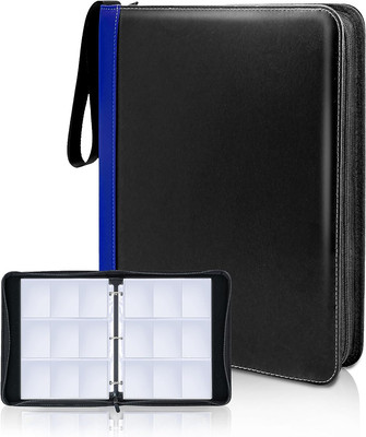 720 Pockets Toploader Binder Hold 3 X4  Toploaders 3 Rings Double-Sided Storage