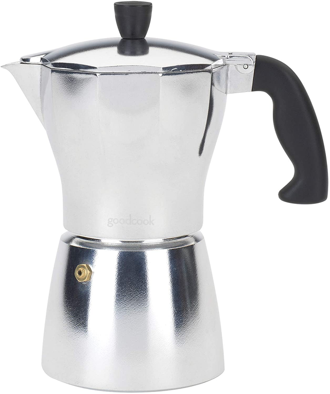 Koffe 6-Cup Aluminum Stovetop Moka Pot Espresso Maker