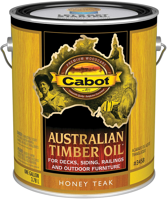 Cabot Australian Timber Oil Wood Stain and Protector, Honey Teak