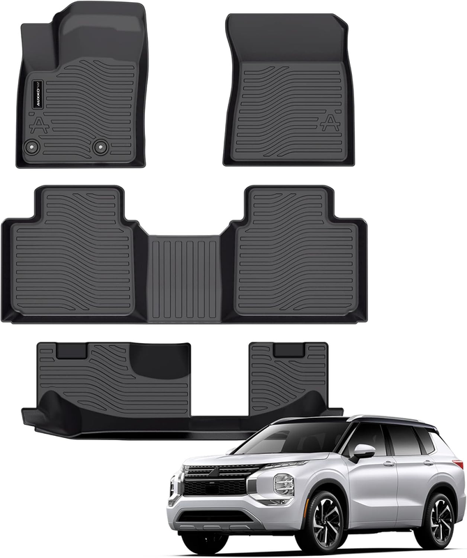 All Weather Floor Mats Fit for Mitsubishi Outlander 2026-2022(...