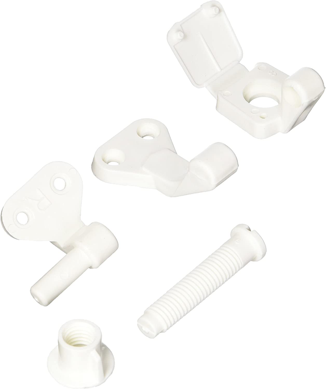 Hinges Toilet Seat Bolt Screws Set White (2 Pack) New Us