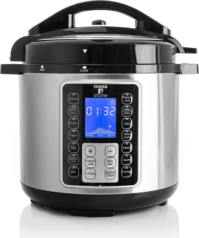 With Large Lcd Display, Multi-use 6 Quart Electric Pot,