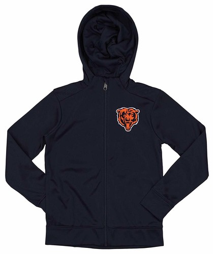 Outerstuff Молодежная/детская толстовка с капюшоном на молнии NFL Chicago Bears Performance