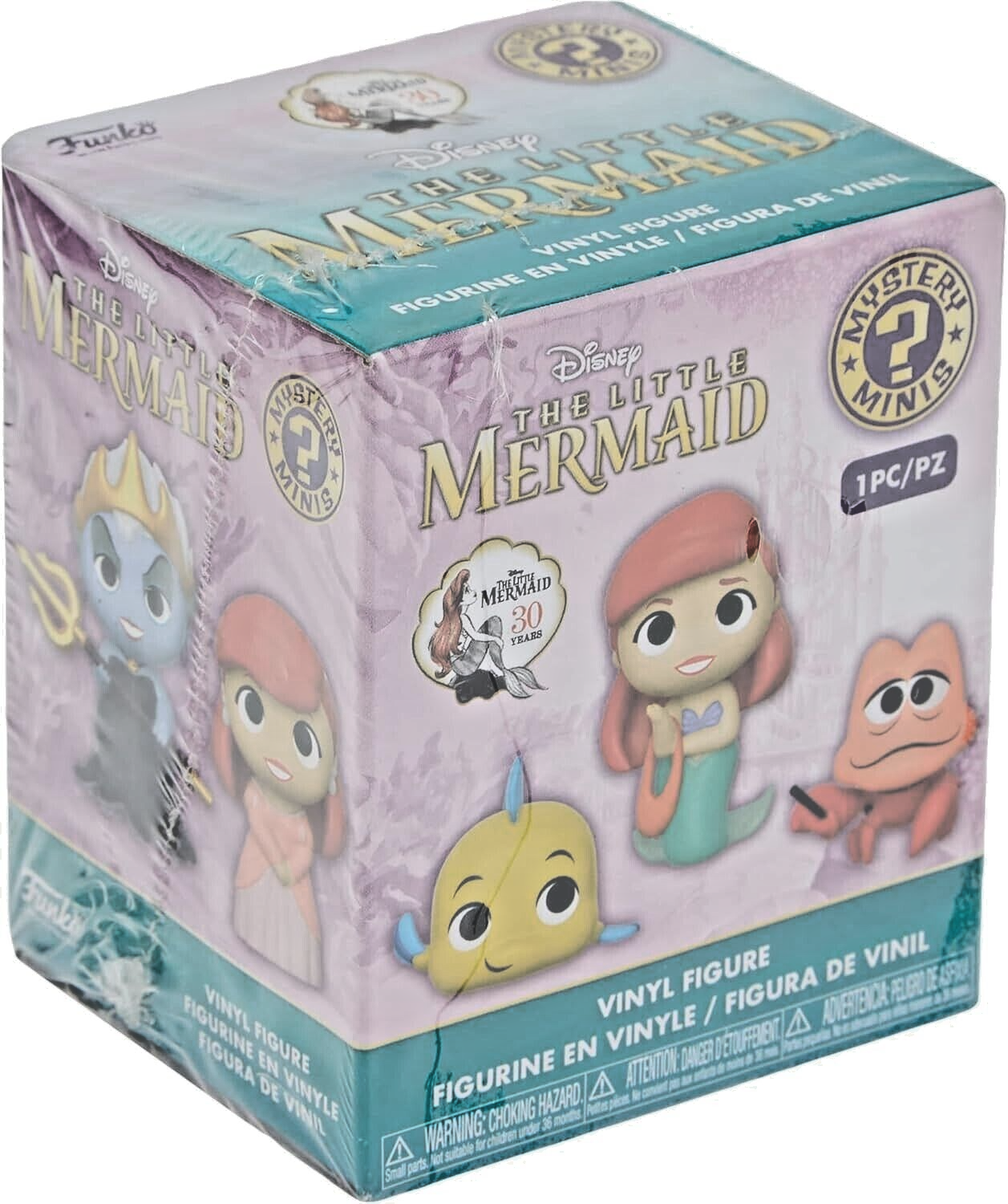 Мини-фигурка Funko PDQ Disneys Русалочка в коробке для слепых (СЛУЧАЙНАЯ)