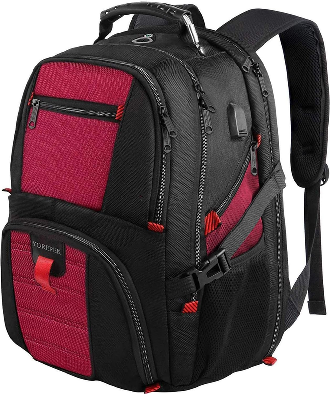 Travel Backpack, Extra Large 50L Laptop Backpacks for Men Women, Water Resistant